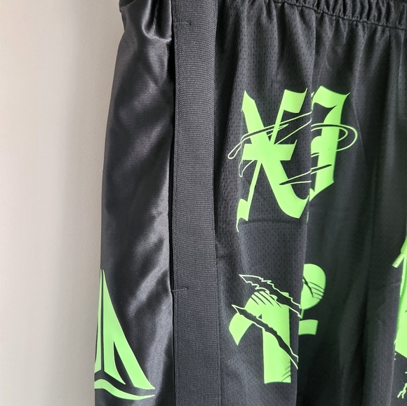 Nike Ja Morant Dri-Fit DNA 6 Basketball Shorts Black Green  Size L - Picture 5 of 12